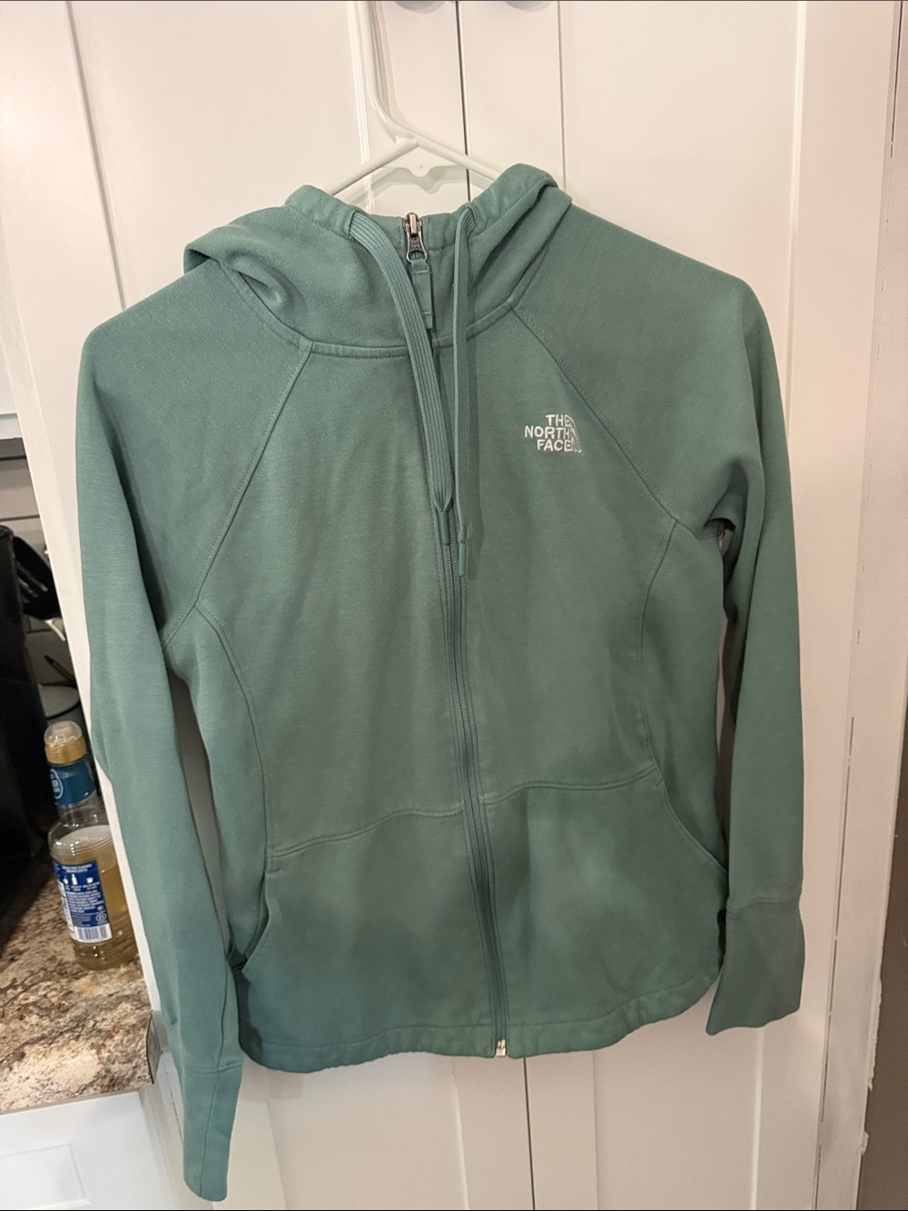 The North Face Women's Zip-Up Hooded Sweater - Sage Green